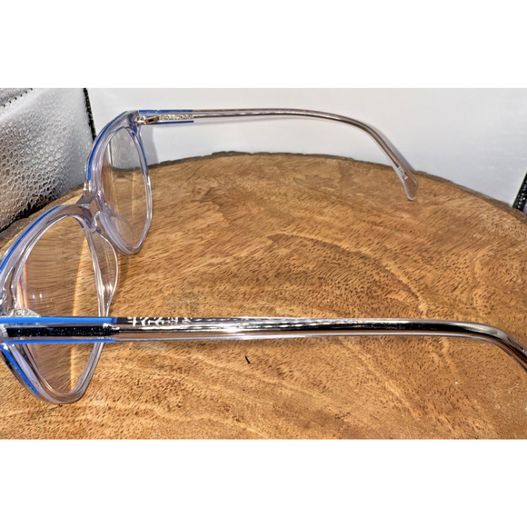 Zenni Optical Clear Blue Eyeglass Frames 662916 Mist 53-14-136 - Picture 5 of 9